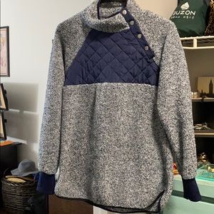 Navy blue Warm pullover